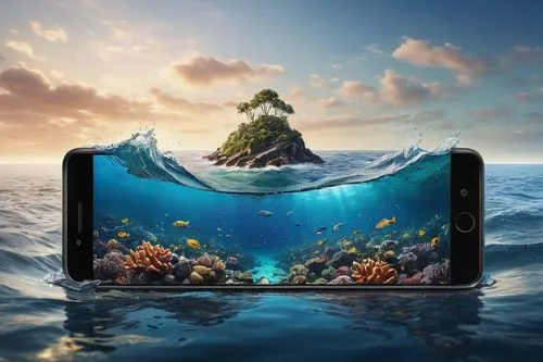 cube sea,underwater landscape,underwater background,underwater playground,ocean underwater,computer case,ocean background,island suspended,biotope,mermaid background,photo manipulation,ocean paradise,underwater world,computer art,seaquarium,aquarium,sunken boat,creative background,under the sea,fish tank,Photography,General,Commercial