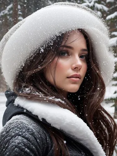 waves of beauty in snow,white fur hat,the snow queen,white rose snow queen,snowy,ice princess,snow white,in the snow,snowing,snow angel,winter hat,the snow falls,suit of the snow maiden,winter wonderl