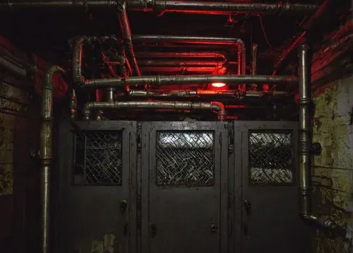 creepy doorway,levator,elevator,rotary elevator,urbex,elevators,steel door,barotrauma,vestibules,iron door,the morgue,vestibule,abandoned bus,turnstiles,internal,transmitter,confinement,cellblock,furnace,compartment,Illustration,Retro,Retro 16