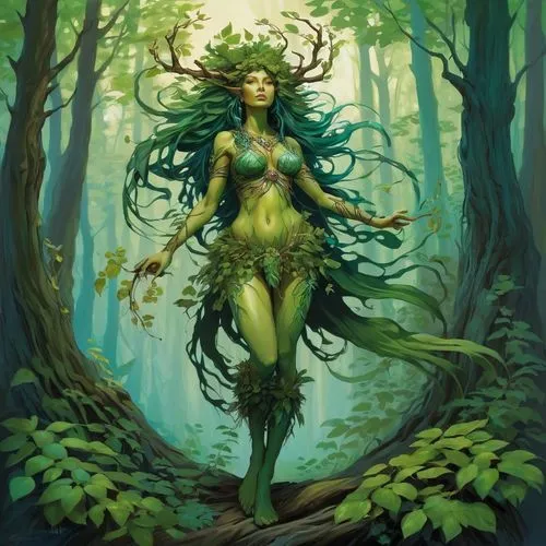 dryad,dryads,inara,enchantress,the enchantress,cernunnos,archdruid,background ivy,diwata,faerie,druidic,beltane,titania,rusalka,fairie,fae,lianas,treemonisha,nissa,kahlan,Conceptual Art,Fantasy,Fantasy 08