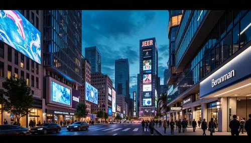 ginza,myeongdong,shinjuku,wangfujing,roppongi,yonge,akihabara,shenzen,chungking,isetan,citycenter,time square,yodobashi,shibuya,new york streets,omotesando,avenues,broadway,city scape,yurakucho