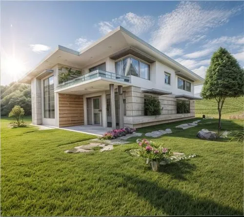 modern house,villa,holiday villa,beautiful home,residential house,garden elevation,family home,smart home,suburban,large home,moldova,house purchase,modern architecture,house for sale,bendemeer estate