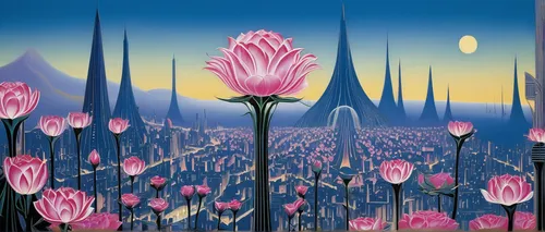 tulip festival,tulip field,tulip fields,pink tulips,lotuses,tulips field,tulips,turkestan tulip,tulip blossom,tulip background,siam tulip,tulip flowers,lotus flowers,two tulips,pink tulip,opium poppies,lotus blossom,tulipa,lotus effect,wild tulips,Illustration,Retro,Retro 26