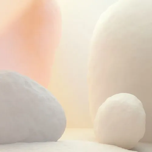 snow bales,puffballs,material test,3d render,japanese snowball,3d rendered,volumetric,cinema 4d,3d model,marshmallow,gradient mesh,garden marshmallow,spheres,blobs,poufs,real marshmallow,drug marshmallow,texturing,soft robot,bath balls,Photography,General,Realistic