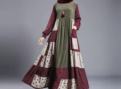 Wool 3d drawing fashion for Muslim hijab with winter design.with wool design velvet design for Muslim hijab 
Drawing of a women's suede dress loose dress loose bottom with fur with dark green with loo