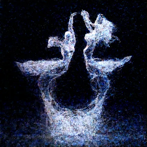 perfume bottle silhouette,momix,danspace,sylphs,constellation swan,dance silhouette