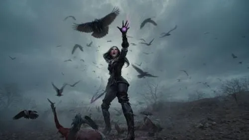 swath,celebration of witches,helsing,ravens,witches,witchhunts