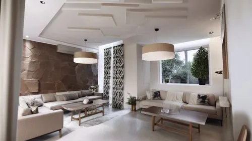 a living room with white color,a living room has a very long window,interior modern design,stucco ceiling,contemporary decor,concrete ceiling,luxury home interior,interior decoration,Photography,Gener