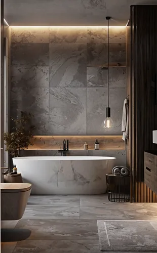 marazzi,modern minimalist bathroom,ceramiche,travertine,minotti,fromental