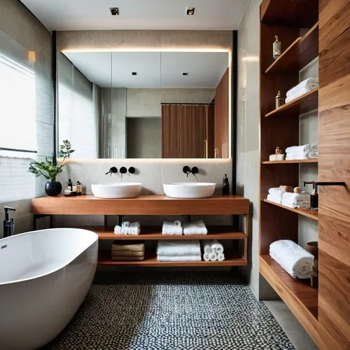 modern minimalist bathroom,luxury bathroom,interior modern design,modern room,modern decor,contemporary decor,japanese-style room,bathroom,shower bar,bathtub,modern style,interior design,laundry room,bathtub accessory,search interior solutions,bath accessories,beauty room,bathroom cabinet,shower base,tub,Photography,General,Realistic