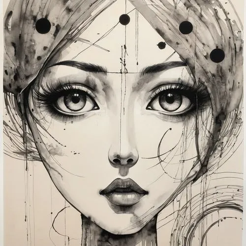 jover,viveros,kommuna,girl drawing,pencil drawings,dessin,Illustration,Paper based,Paper Based 30