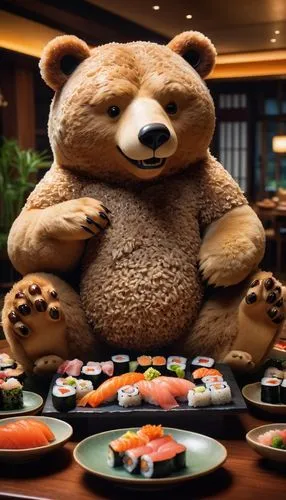 sushi japan,sushi art,hong kong cuisine,japanese cuisine,kawaii food,korean chinese cuisine,3d teddy,scandia bear,taiwanese cuisine,huaiyang cuisine,bear,chinese cuisine,bear teddy,bear kamchatka,shanghai food,bear guardian,cute bear,food presentation,kawaii foods,teddy-bear,Photography,General,Cinematic