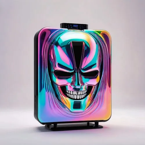 magneto-optical drive,luggage,suitcase,calaverita sugar,computer case,sugar skull,magneto-optical disk,welding helmet,bass speaker,calavera,luggage set,sandwich toaster,barebone computer,toaster,suitcases,desktop computer,suitcase in field,beautiful speaker,computer speaker,transformer,Conceptual Art,Daily,Daily 21