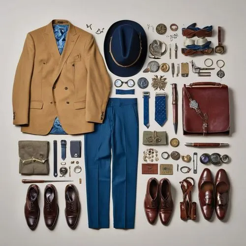 men's suit,businessman,white-collar worker,color combinations,wedding suit,men clothes,navy suit,flat lay,man's fashion,nautical colors,african businessman,dress shoes,styled,summer flat lay,overcoat,tailor,dressing up,briefcase,suit of spades,bluejacket,Unique,Design,Knolling