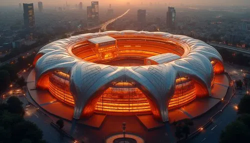 shakhtar,mestalla,shaktar,bernabeu,dongdaemun,futuristic architecture,tianjin,sanpaolo,stadium falcon,emirates,galatasaray,stadionul,stadia,chengdu,narodowy,stadiums,futuristic art museum,dalian,daejeon,bayarena,Photography,General,Realistic