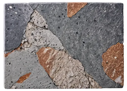 Coarse granite texture, speckled pattern, grey and brown mixed color, rough surface, detailed cracks, natural formation, realistic rendering, high-frequency detail, soft ambient lighting, 3/4 composit