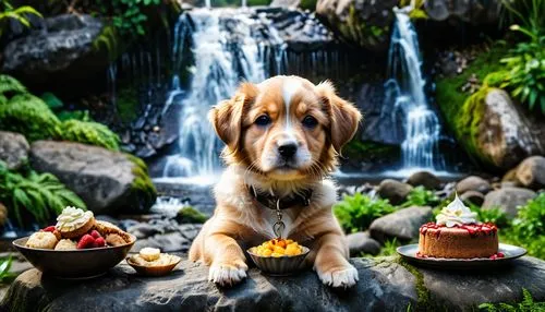 dog photography,wishing well,dog puppy while it is eating,gourmand,1st birthday,first birthday,Photography,General,Realistic