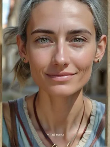 woman in Germany,woman in a po shopped image with two identical frames showing the same face,natural cosmetic,aromanians,yazidi,wallis day,fulani,kubra,Photography,General,Realistic