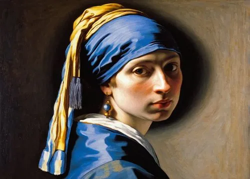 girl with a pearl earring,portrait of a woman,portrait of a girl,girl with cloth,girl with bread-and-butter,woman portrait,young woman,portrait of christi,the hat of the woman,woman sitting,majorelle blue,woman's hat,woman holding pie,girl in cloth,turban,woman playing,self-portrait,breton,italian painter,woman thinking,Art,Classical Oil Painting,Classical Oil Painting 07