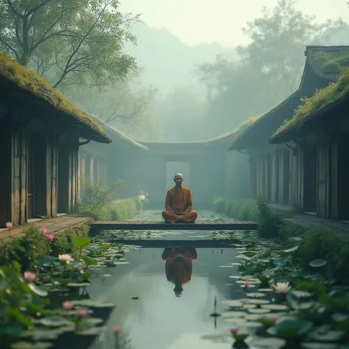 stillness,zen,meditation,meditate,buddhist monk,vipassana,buddhist,tea zen,buddist,buddha focus,meditative,buddhists monks,tranquility,buddhahood,serene,calmness,buddhist temple,inner peace,lotus pond,quietude,Photography,General,Realistic