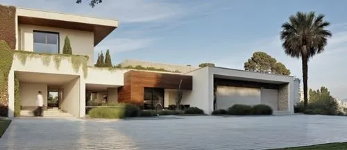 CONCRETE,modern house,mid century house,dunes house,3d rendering,eichler,bendemeer estates,landscaped,neutra,driveways,mid century modern,render,altadena,residential house,tarzana,large home,casita,dr