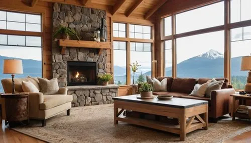 alpine style,the cabin in the mountains,fire place,chalet,family room,house in the mountains,log home,sunroom,log cabin,fireplaces,girdwood,house in mountains,luxury home interior,living room,snow house,mountain hut,beautiful home,lodge,chilkat,fireplace,Illustration,Abstract Fantasy,Abstract Fantasy 10