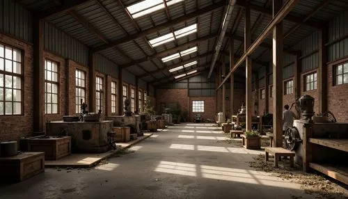 brickworks,factory hall,industrial hall,abandoned factory,empty factory,fabrik,warehouse,old factory,eveleigh,middleport,freight depot,linthouse,old factory building,distillery,locomotive shed,brickyards,manufactory,waggonfabrik,tannery,warehouses