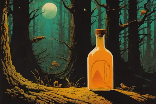 poison bottle,the bottle,isolated bottle,halloween illustration,halloween poster,mead,moonshine,bottle fiery,empty bottle,bottle,bottle of oil,glass bottle,wine bottle,haunted forest,the woods,a bottle of wine,aniseed liqueur,tequila bottle,jarana jarocha,maple syrup,Conceptual Art,Sci-Fi,Sci-Fi 17