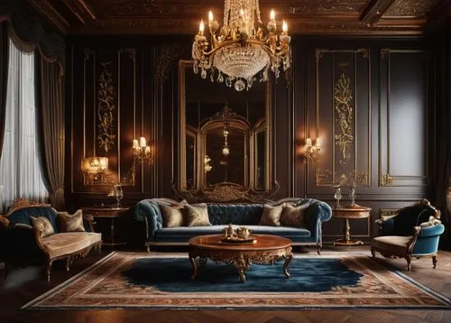 opulently,ornate room,opulence,opulent,minotti,furnishings,poshest,ritzau,danish room,zoffany,sitting room,baccarat,royal interior,blue room,chaise lounge,great room,luxury home interior,boisset,royale,interior design,Illustration,Retro,Retro 02