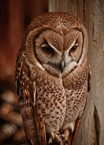 siberian owl,tawny owl,spotted wood owl,spotted-brown wood owl,brown owl,barn owl