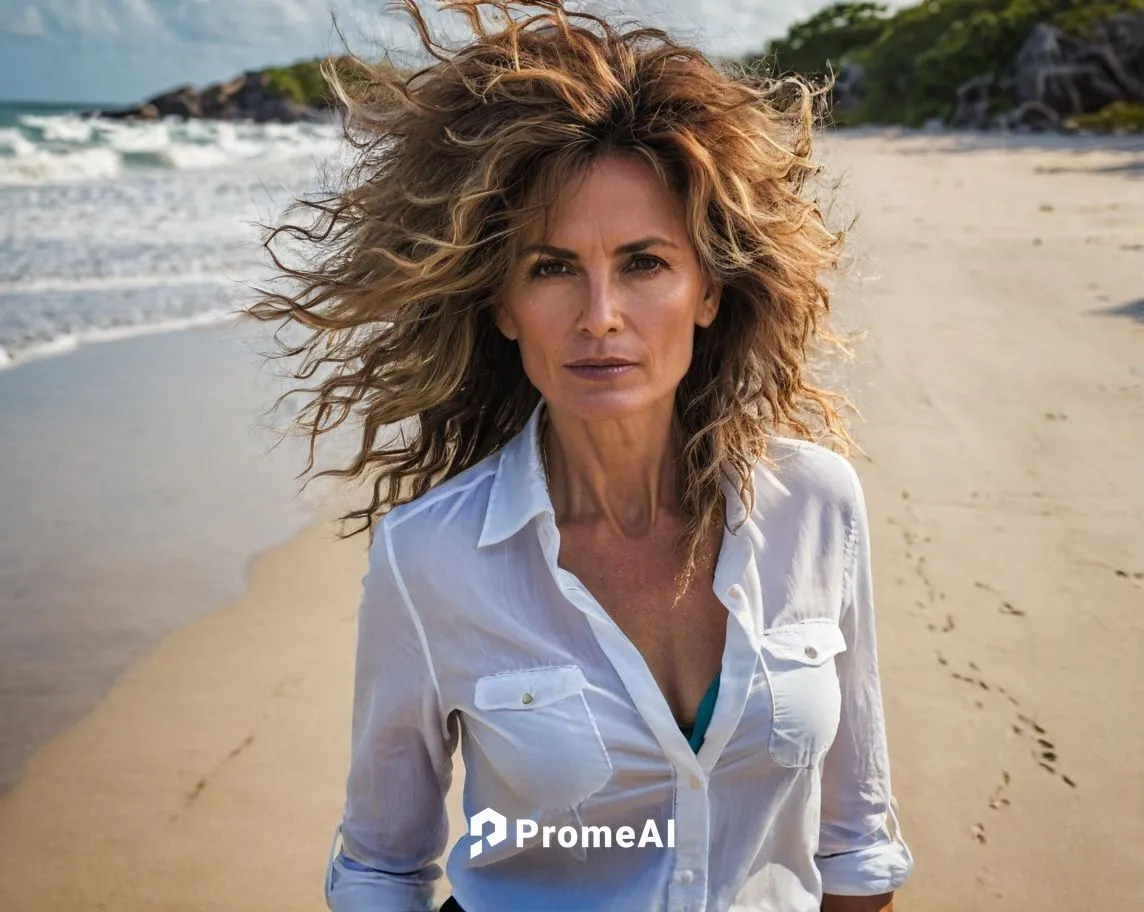 Mrs Jones on the beach,rhonda rauzi,catarina,menopause,by the sea,beach background,surfer hair,paloma perdiz,walk on the beach,laurie 1,sandy,farrah fawcett,aging icon,malibu,the beach-grass elke,play