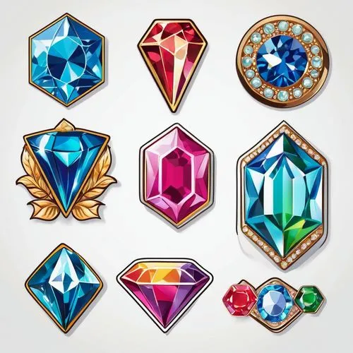 diamond borders,crown icons,fairy tale icons,badges,party icons,set of icons,gemstones,christmas glitter icons,icon set,precious stones,wood diamonds,colored pins,christmas icons,jewelries,gemswurz,colored stones,gems,diamond border,mod ornaments,jewels,Unique,Design,Sticker