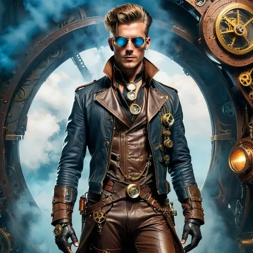 steampunk,lehzen,pirate,steampunk gears,barbossa,constantine,Conceptual Art,Fantasy,Fantasy 25