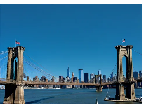 triborough,brooklyn bridge,manhattan skyline,bridge piers,manhattan bridge,1 wtc,new york skyline,triboro,polarizer,freedom tower,harbor bridge,new york harbor,world trade center,manhattan,spit bridge,new york,nyclu,cable-stayed bridge,bridged,tilt shift,Illustration,Japanese style,Japanese Style 13