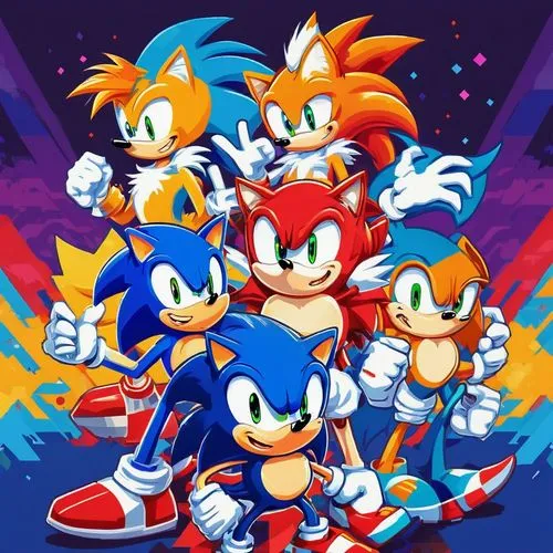 tails,sonics,sonic,sonicblue,garrison,hedgehogs,Unique,Pixel,Pixel 04