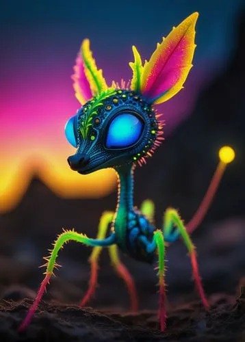 tiger beetle,artificial fly,ant,glowworm,dragon-fly,antasy,venus flytrap,sundew,kokopelli,mantis,phage,blue-winged wasteland insect,bioluminescence,firefly,mantidae,black ant,coenagrion,winged insect,auroraboralis,arthropod,Photography,General,Realistic