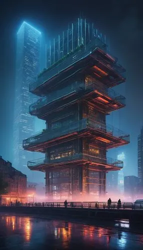 sedensky,futuristic architecture,snohetta,the skyscraper,the energy tower,stalin skyscraper,bjarke,cyberport,unbuilt,kimmelman,skyscraper,mvrdv,ctbuh,arcology,steel tower,koolhaas,hypermodern,ordos,barad,supertall,Art,Classical Oil Painting,Classical Oil Painting 06