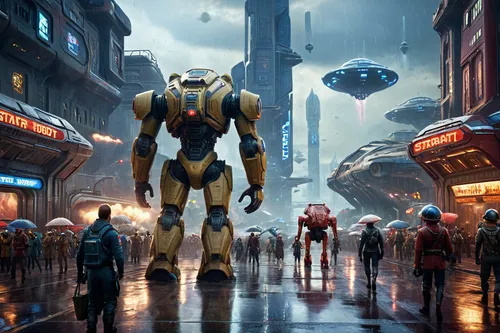 sci fiction illustration,sci fi,sci - fi,sci-fi,tau,scifi,cg artwork,valerian,science fiction,metropolis,science-fiction,concept art,ironman,mecha,droids,futuristic,bumblebee,mech,droid,patrols,Photography,General,Cinematic