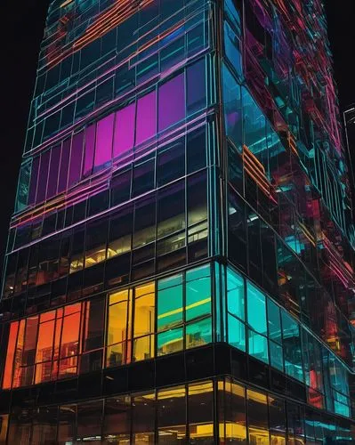 glass building,vivid sydney,colored lights,colorful facade,tetris,luminato,colorful light,colorful glass,rgb,pc tower,glass facades,glass facade,technicolor,escala,technicolour,hypermodern,colorama,the energy tower,office building,office buildings,Illustration,Vector,Vector 20