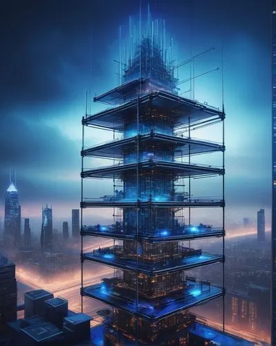 steel tower,skyscraper,the skyscraper,skycraper,electric tower,skyscraping,tallest hotel dubai,burj,pc tower,the energy tower,supertall,ctbuh,futuristic architecture,stalin skyscraper,arcology,urban towers,skyscapers,cybercity,high-rise building,skyscraper town,Art,Artistic Painting,Artistic Painting 49