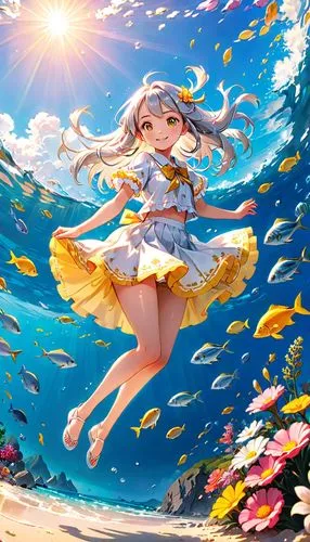 underwater background,sea ocean,underwater,ocean background,ocean,oceanica,sea of flowers,under the sea,oceanair,mermaid background,umi,underwater world,seabed,under water,ocean underwater,at sea,under sea,under the water,open sea,ocean paradise,Anime,Anime,Traditional