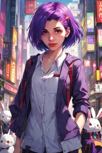 sakura background,japanese sakura background,shinjuku,shibuya,yuki nagato sos brigade,shibuya crossing,anime japanese clothing,bun,hk,harajuku,tokyo city,purple wallpaper,colorful city,anime cartoon,j