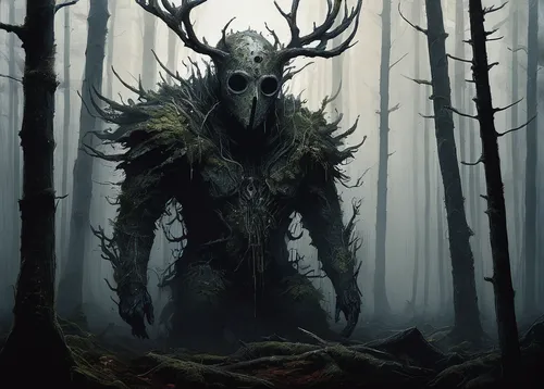 forest man,forest animal,druid,tree man,haunted forest,supernatural creature,elven forest,forest dragon,druid grove,druids,forest dark,woodsman,dryad,huntsman,the forest,hag,undergrowth,forest background,overgrown,creepy bush,Illustration,Abstract Fantasy,Abstract Fantasy 18