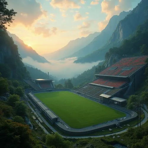 kitchee,south korea,wudang,stadia,soccer field,tigers nest,hushan,football stadium,huadong,football pitch,football field,coradia,stadiums,trabzon,guizhou,wenchuan,huangshan,mongolia mnt,frankenstadion,forest ground,Photography,General,Realistic