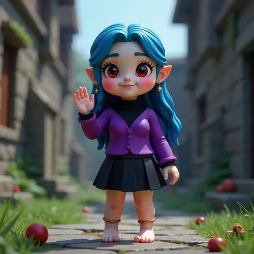 coraline,fundora,wakko,cute cartoon character,soffiantini,aelita