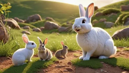 rabbit family,lagomorphs,rabbids,rabbits,lagomorpha,easter rabbits,cartoon rabbit,animal film,lepus,disneynature,hares,european rabbit,cottontails,bunnies,peter rabbit,easterlings,lapine,cambyses,cartoon bunny,hare field,Photography,General,Realistic