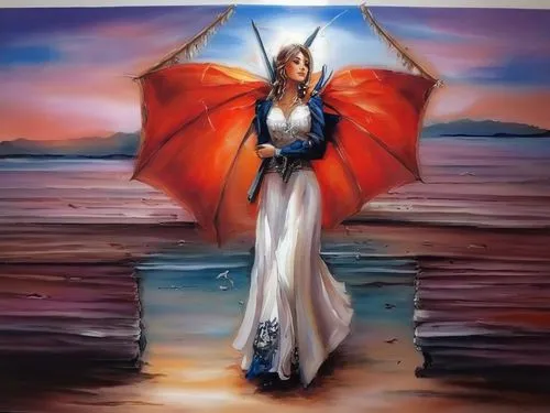 khokhloma painting,oil painting on canvas,flamenco,oil painting,art painting,glass painting,girl in a long dress,oil on canvas,photo painting,fire angel,fantasy art,uriel,archangel,celebration cape,tanoura dance,fabric painting,angel playing the harp,the angel with the cross,athena,the archangel,Illustration,Paper based,Paper Based 04