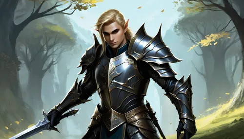 male elf,cullen skink,paladin,dane axe,silver arrow,dark elf,elven,witcher,northrend,heroic fantasy,knight armor,archer,cleanup,male character,vax figure,fantasy warrior,alaunt,kadala,sterntaler,aa,Conceptual Art,Fantasy,Fantasy 02