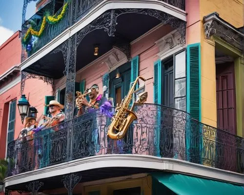 new orleans,neworleans,french quarters,nola,dumaine,krewe,mardi gras,cesnola,bluesville,town musicians,colorful facade,guantanamera,fat tuesday,marigny,balconies,dixieland,street musicians,ybor,freret,orlean,Conceptual Art,Sci-Fi,Sci-Fi 13