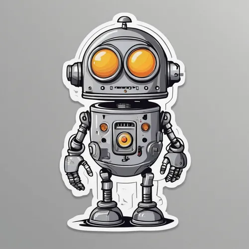 robot icon,minibot,vector illustration,clipart sticker,robot,robot in space,gray icon vectors,industrial robot,bot icon,diving helmet,chat bot,aquanaut,droid,vector design,spacesuit,social bot,vector graphic,robotic,space-suit,bot,Unique,Design,Sticker